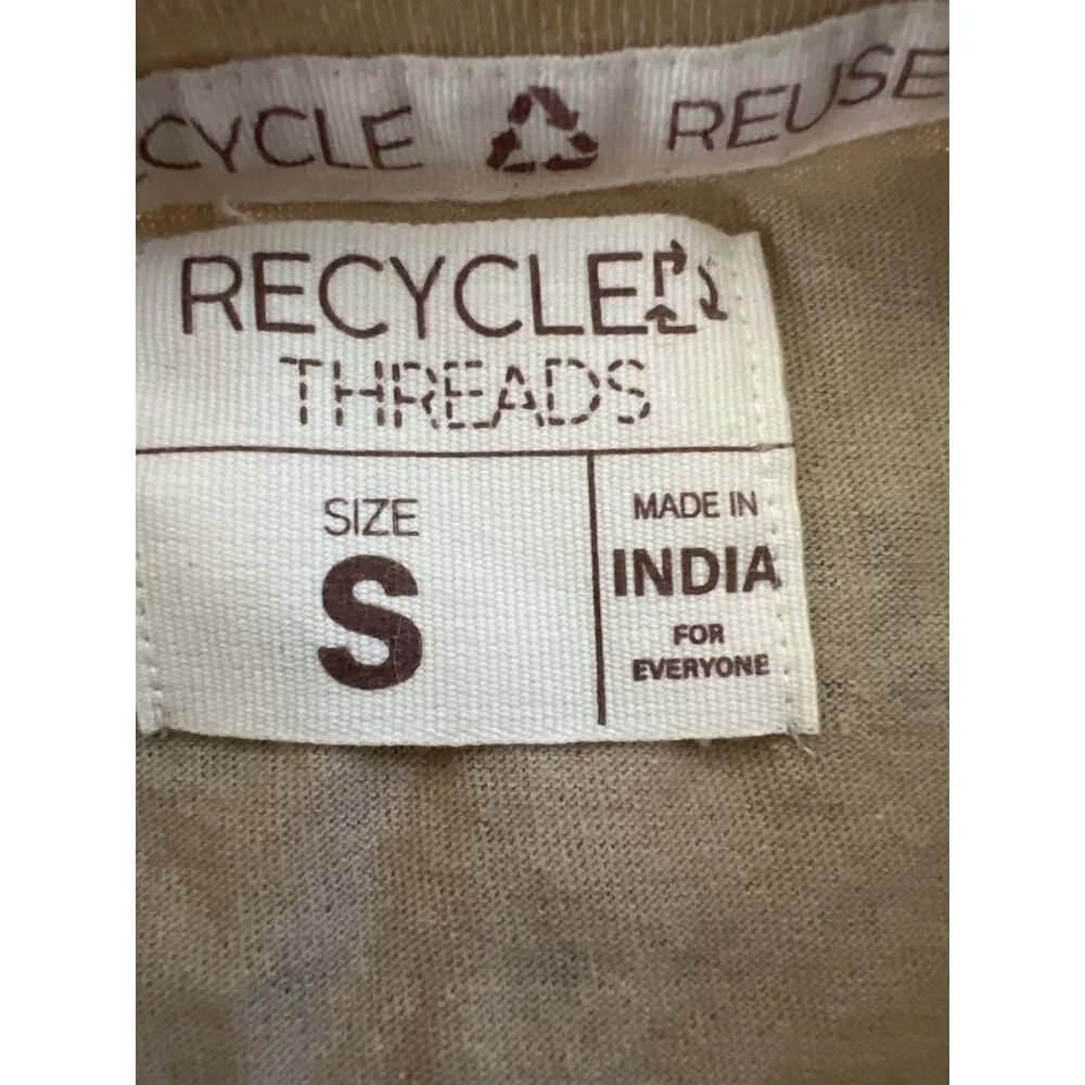 Recycled Threads Junior's Distressed Cropped Tee Desert Dreams County Music Sz S - Picture 3 of 7